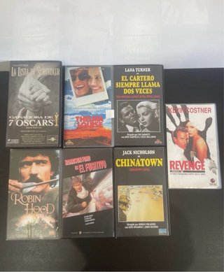 Lote 72 VHS Películas Acción Antiguas