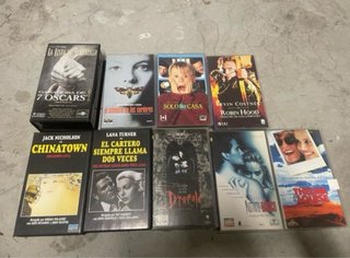 Lote 72 VHS Películas Acción Antiguas