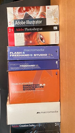 Pacchetto software di design per Mac: Adobe, Quark, Macromedia