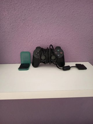 Mando PS2 + Memory Card Sony