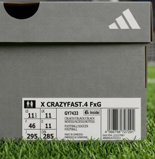 ✅Botas Futbol✅ Adidas X Crazyfast.4 FxG Negras