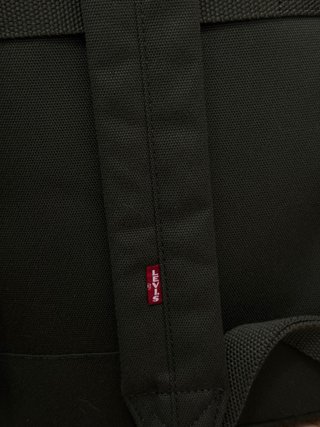 Mochila Levi's verde con múltiples bolsillos