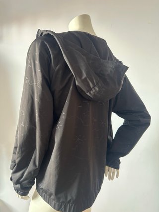 Chaqueta cortavientos negra mujer XL