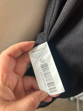 Chaqueta cortavientos negra mujer XL