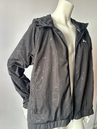 Chaqueta cortavientos negra mujer XL