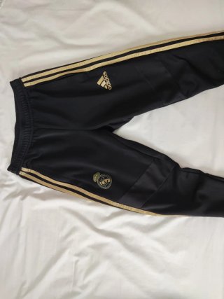 Pantalón chándal Adidas negro/dorado Talla XS