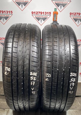 205 55 17 V PIRELLI RUEDA AL 90% VIDA UTIL