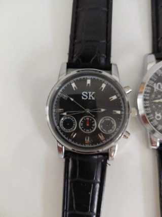 Lotto 3 Orologi DANY SK Nero Argento