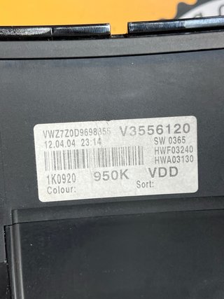CUADRO INSTRUMENTOS VW GOLF V