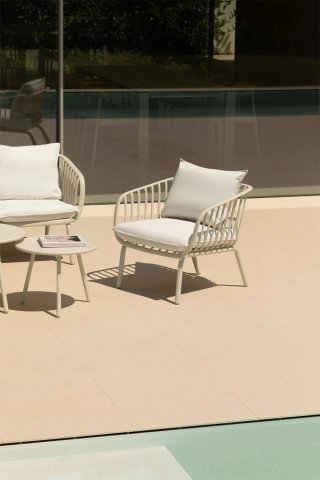 Pack 2 Sillones Jardín Sklum Beige
