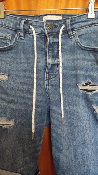Bermuda Skater Vaquera Azul Pull&Bear T38