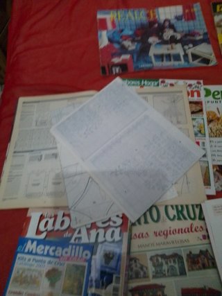 14 revistas punto de cruz ganchillo
