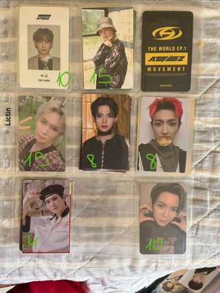 ATEEZ Yeosang photocards (desliza, hay mas!)