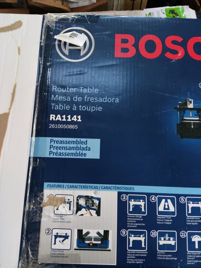 Tavolo fresatrice Bosch RA1141
