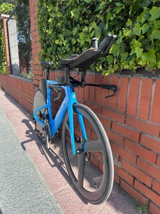 Bicicleta Triatlón Dolan TR1 Azul Marca Inglesa