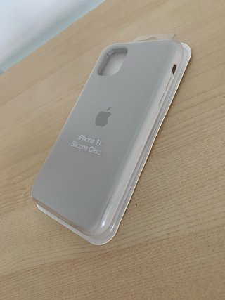 Funda iPhone 11 Beige Gris
