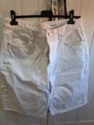 Bermuda Bershka blanca Talla M