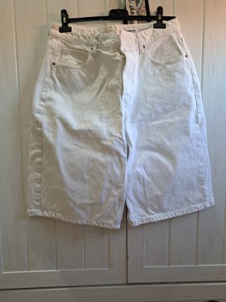Bermuda Bershka blanca Talla M