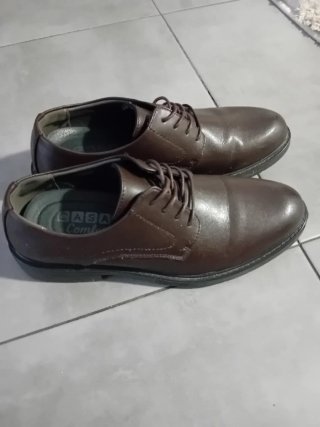 Traje Americana Beige y Zapatos