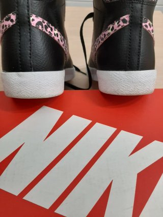 Nike Blazer Mid Scarpa Ghepardo Nero Rosa 38.5