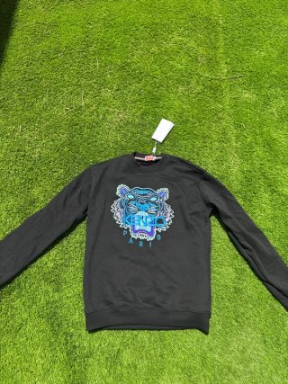 Sudadera Kenzo Negra Logo Tigre Multicolor