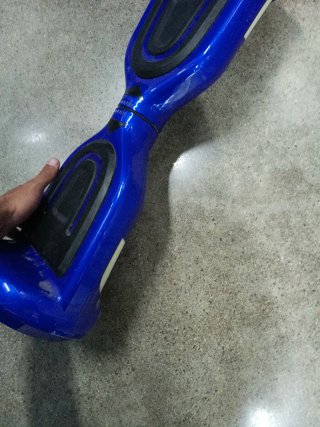 Hoverboard azul patinete eléctrico