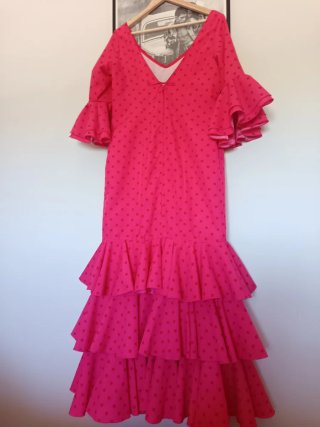 Vestido Flamenca Talla 46 Nuevo Con Etiqueta