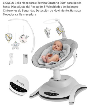 Mecedora eléctrica para bebés Lionelo