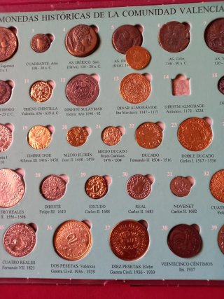 Monedas Históricas Comunidad Valenciana