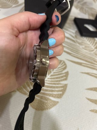 Reloj North Edge Negro y Plateado