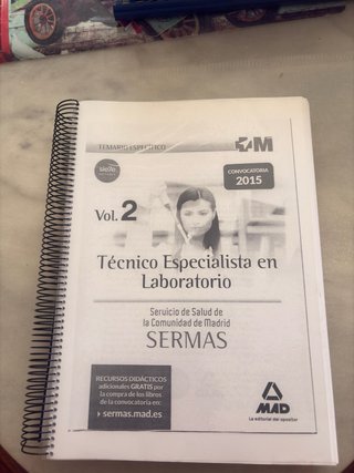 Temarios OPE Técnico Especialista Laboratorio