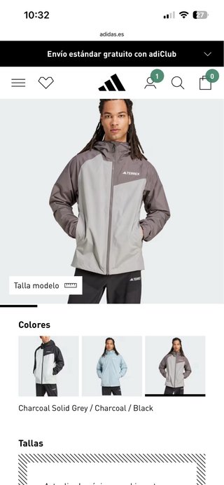 Chubasquero Adidas Terrex Multi 2L RAIN.RDY