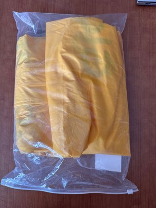 Chubasquero y pantalon Glovo Amarillo Talla Única