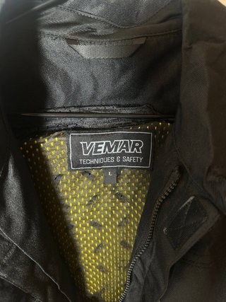 Chaqueta de moto VEMAR negra L