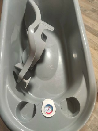 Bañera bebé Bebejou gris