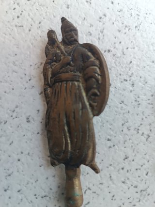 Set 3 spiedini vintage bronzo/ottone