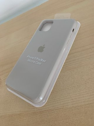 Funda iPhone 11 Pro Max Beige Gris