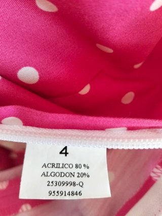 Traje Gitana Niña Talla 4