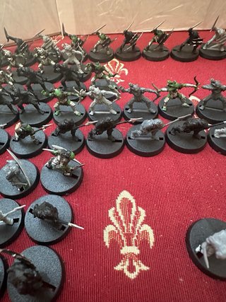 Lote 64 orcos de moria warhammer esdla lotr