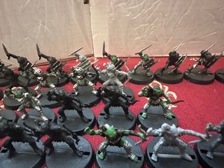 Lote 64 orcos de moria warhammer esdla lotr