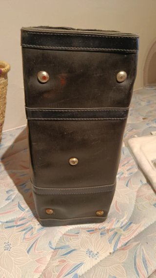Bolso de mano vintage negro