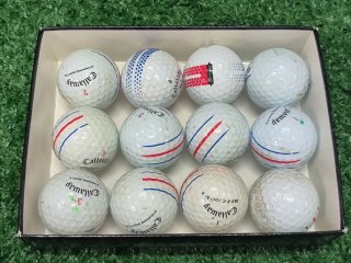 12 Bolas Golf Callaway Triple Track Grado B