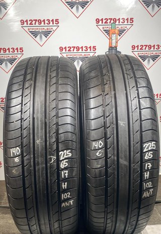 -225 65 17 H YOKOHAMA RUEDA AL 90% VIDA UTIL