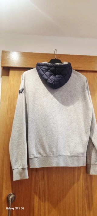 Chaqueta Desigual azul y gris talla M