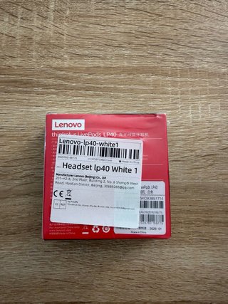 Auriculares Lenovo LP40 thinkplus Blancos