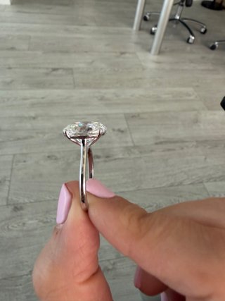 Anillo Diamante 5.04ct Ovalado VVS2 Oro 14k