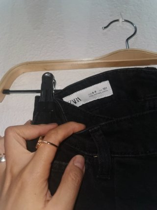 Falda pantalón niña negra 8-9