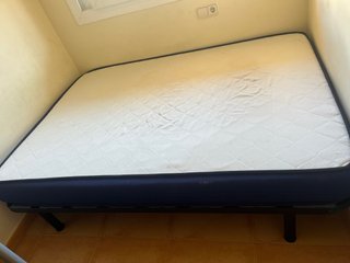 Cama plaza y media con somier
