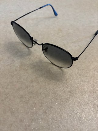 Ray-Ban Round Metal Occhiali Nero/Blu