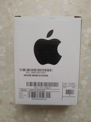 Ratón Apple Blanco USB